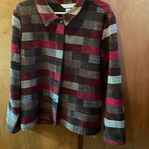 Corduroy waist length coat